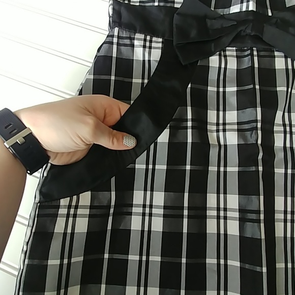 Strapless plaid dress - Picture 2 of 4